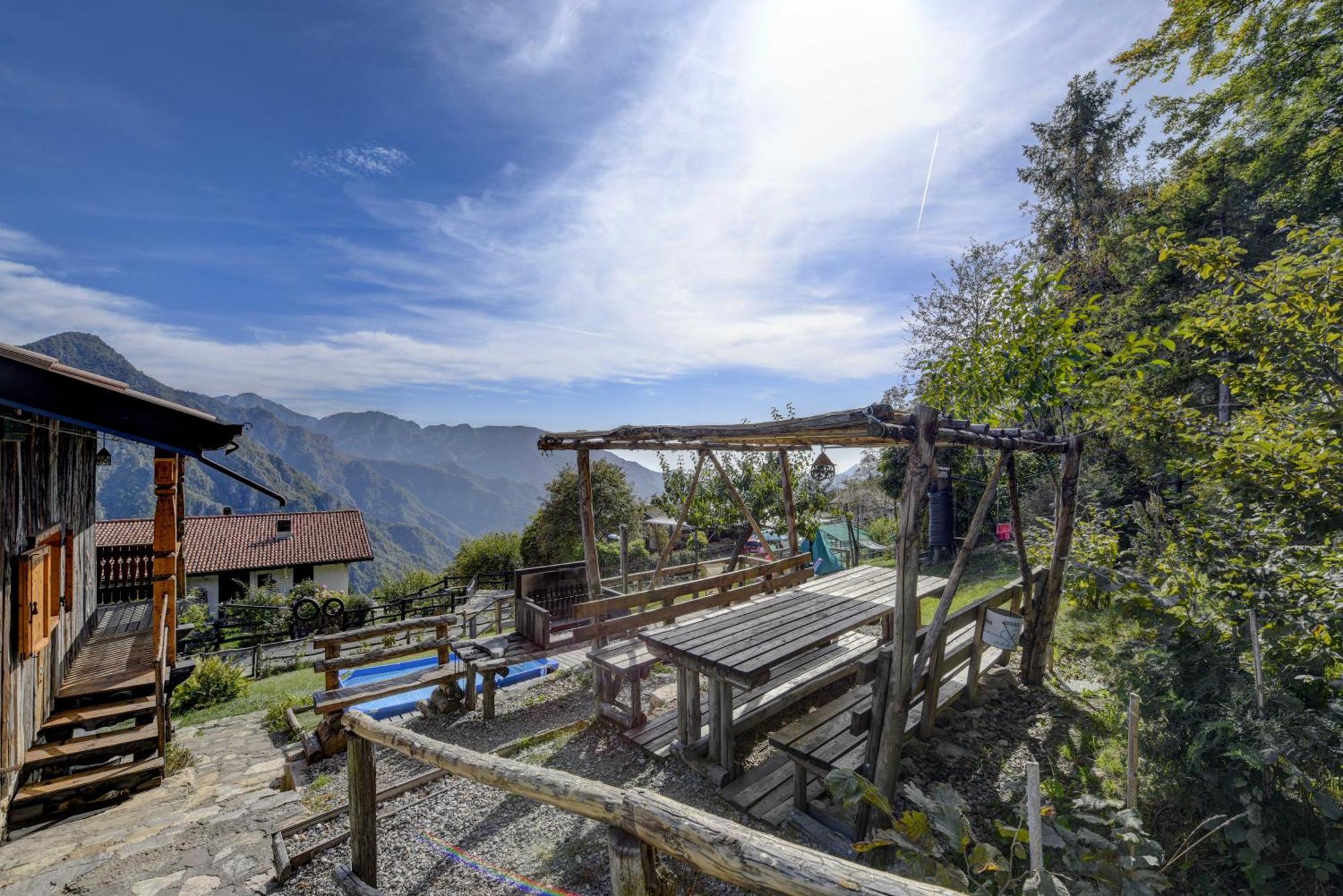 Chalet "Baita Cavacca" Crone Buitenkant foto