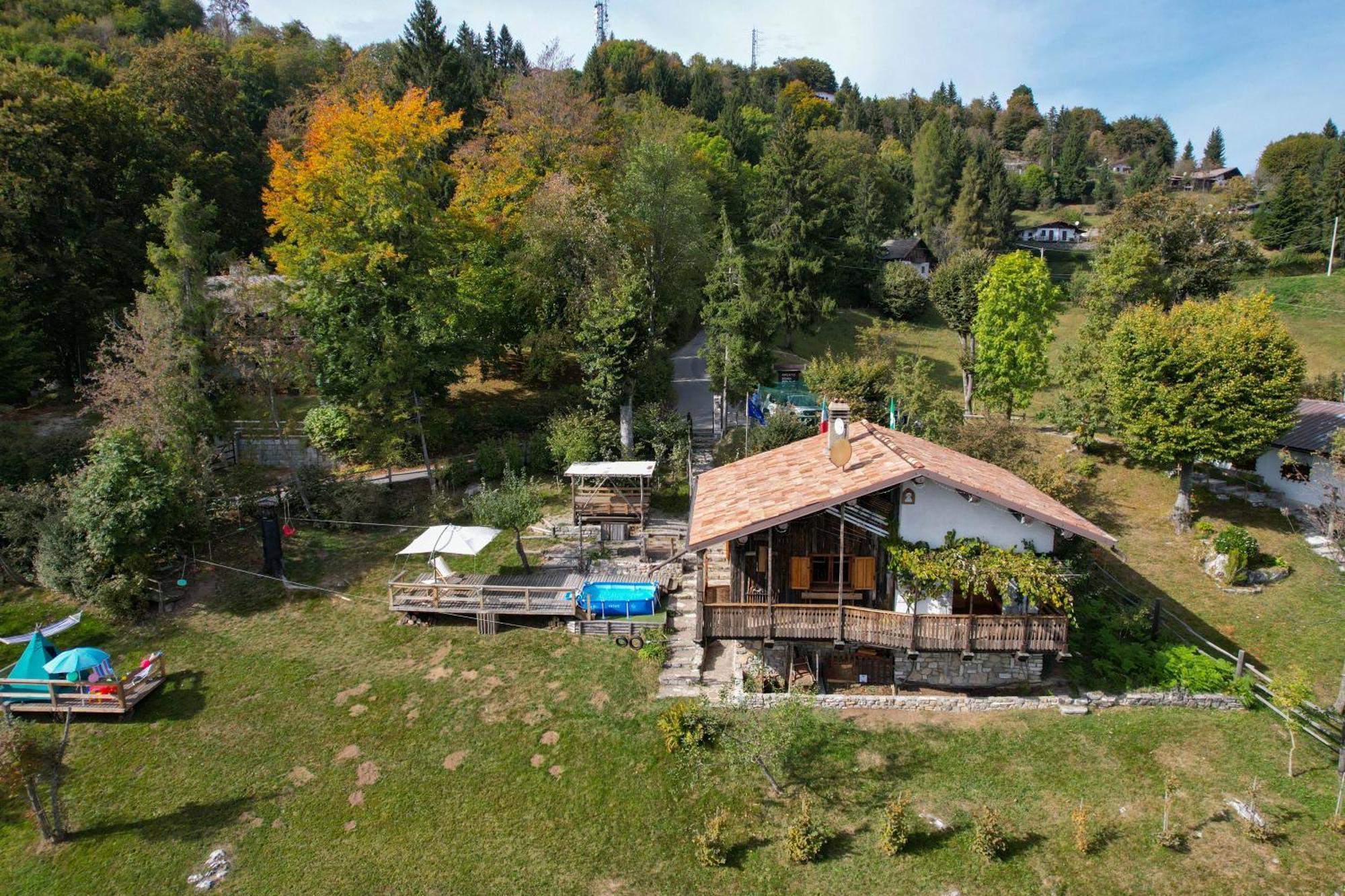 Chalet "Baita Cavacca" Crone Buitenkant foto